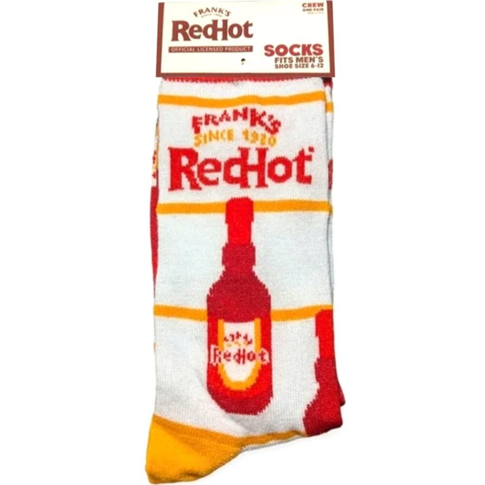 Mens Frank's Red Hot Sauce Socks